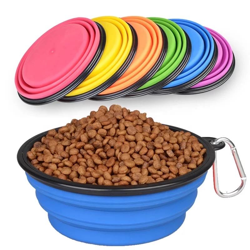 BEST SELLERS COLLAPSIBLE SILICONE TRAVEL PET BOWL (LARGE)