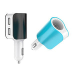 Dual USB Car Charger with access to Cigarette Lighter Port