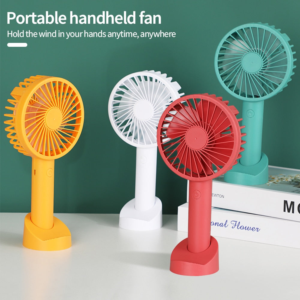 Mini Fan Portable for Fan Handheld USB Rechargeable Fan